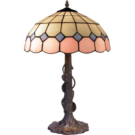 Foma Tischlampe mit Schirm mit 40 cm Durchmesser, Pink-Serie