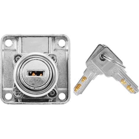 Serrure de Porte d'armoire Domestique sûre et Pratique, Serrure de Porte de Placard antirouille, boîtes à Bijoux antivol pour tiroirs Boîtes en Fer Portes de Garde-Robe(13 (1/4)