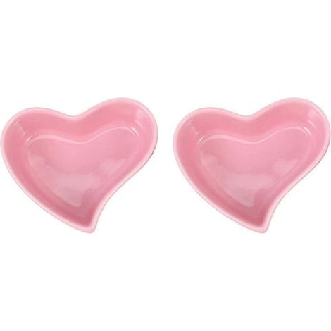 Lot de 2 gamelles pour petits animaux, gamelle en céramique pour hamster, gamelle pour nourriture et eau.
