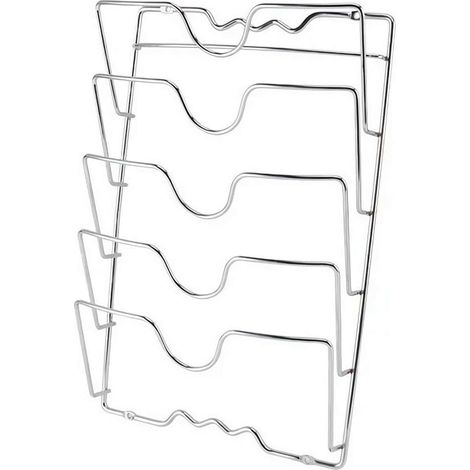 Support mural pour couvercles de casseroles, support mural pour couvercle de pot, pour mur d'armoire, adhésif mural sans perçage (1/5)