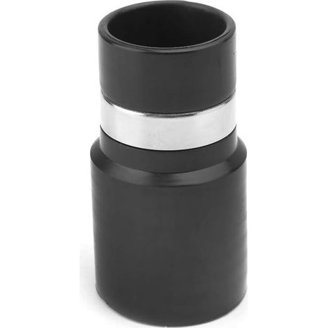 Adaptateur de Tuyau de Nettoyeur de Poussière Central en Faux Cuir Noir, 32 mm Int., 37 mm Ext., 1 Pièce (1/5)