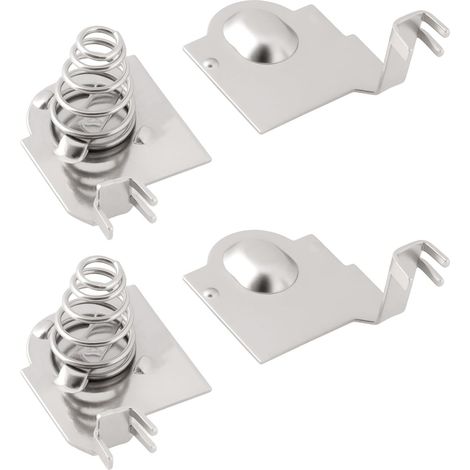 2 Paires de Ressorts de Contact pour Bornes de Batterie pour Consoles de Jeu Compatible avec Color (1/5)