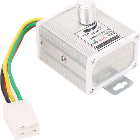 Moteur à courant continu 12V 500W de haute qualité avec régulateur de vitesse, performances stables