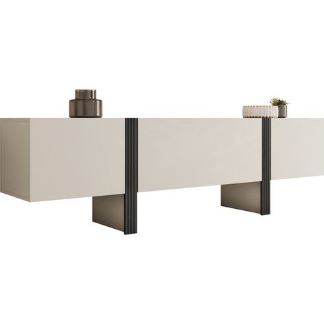 Meuble TV Vocio , Le nombre de portes: 0, Nombre de tiroirs: 0, 200x58x41cm (1/5)