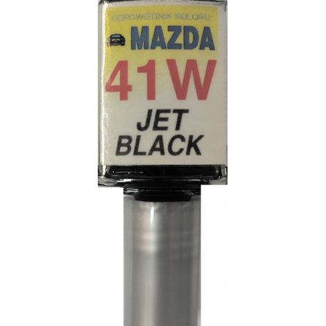 Reparación de arañazos en la pintura del Mazda 41W negro azabache, 10 ml arasystem (1/5)