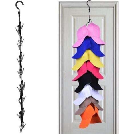 [JAMAIS UTILISÉ] Porte Casquette, Organisateur Casquette, Organisateur Casquette Mural, Organiseur de Rangement pour Baseball Caps, Cintres pour Organisateur de Casqu (1/4)