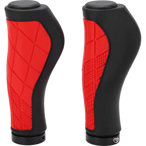 Poignées de guidon de vélo rouges (1/5)