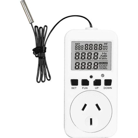Thermostat numérique à brancher, prise pour reptiles, contrôleur de température, 230 V, 16 A, chauffage/refroidissement (1/5)