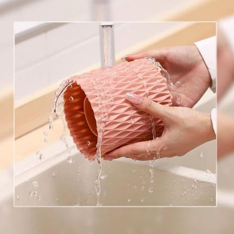 Porte-Brosses à Dents Rotatif 4.6", 5 Emplacements, Organisateur Salle de Bain Compact 11.7cm (1/4)