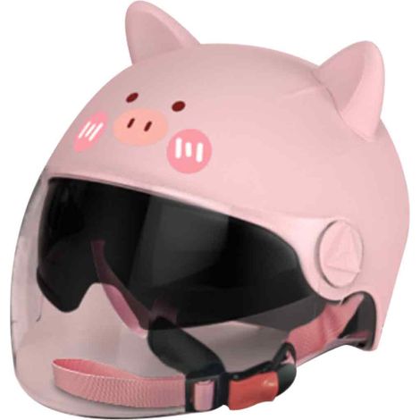 1 casque de moto enfant, design dessin animé, protection UV, léger, pour motos électriques (1/5)