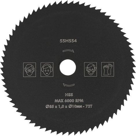 Scie circulaire HSS 85x10mm – Coupe aluminium, PVC, bois et plastique pour outils rotatifs (1/5)