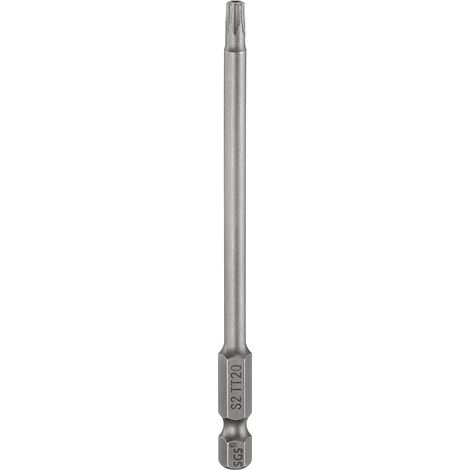 Embout Tournevis Torx TT20 Tige Hexagonale 1/4" Longueur 4" 100mm (1/5)
