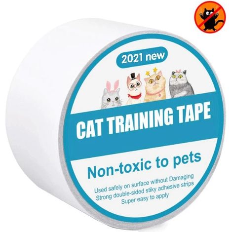 Ruban adhésif anti-griffures pour chat, 100 mm x 27 m, protection pour meubles et canapés, transparent et double face, ruban adhésif pour pattes de chat (1/5)