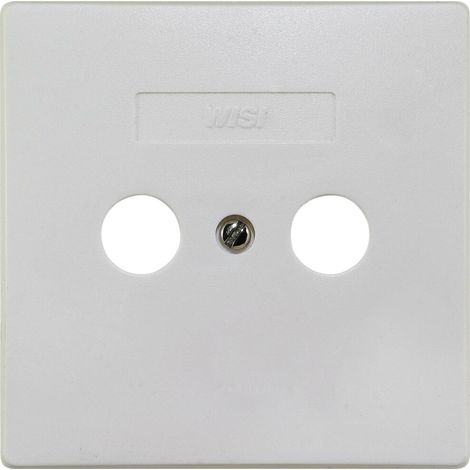 Wisi Abdeckplatte 2-Loch 75x75 mm DW42
