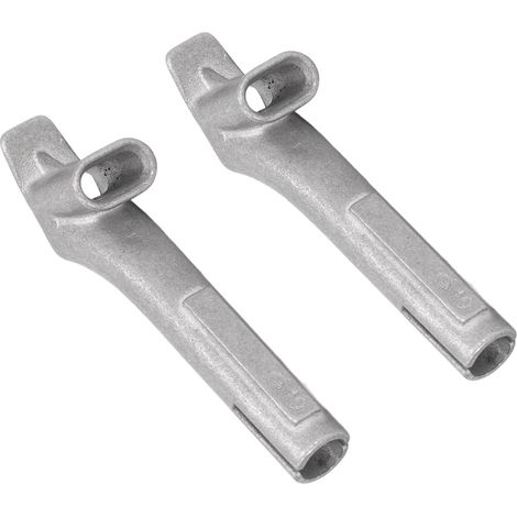 Buse De Pistolet Thermique 2 Pièces, Tête Ovale 5x10mm, Extrémité De 8mm, Pointes De Soudage en Acier Inoxydable pour Matériau PP PVC (1/5)