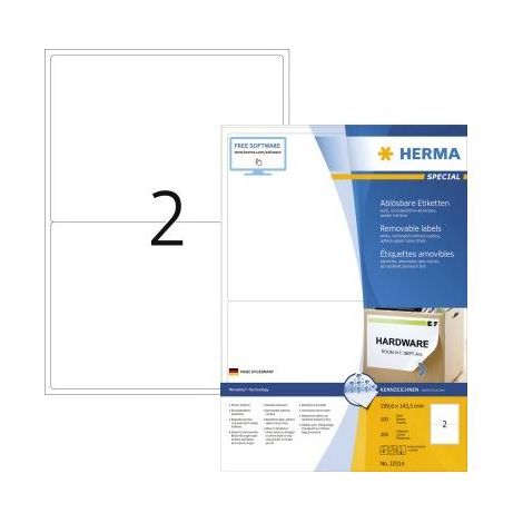 Herma Movables Etik. 199,6x143,5 100 Bl. DIN A4 200 Stück 10314 (1/5)