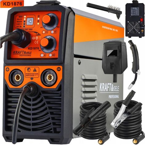 Poste à souder MIG MAG MMA 230V – Intensité 40A – Soudage acier inoxydable et alliages – Réglage d'intensité précis (1/5)