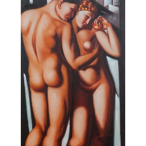 Hand -painted made oil painting on canvas