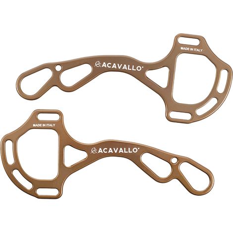 ACAVALLO Hackamore Alupro BRONZO - ALLUMINIO LEGGERO CAVALLO (1/3)