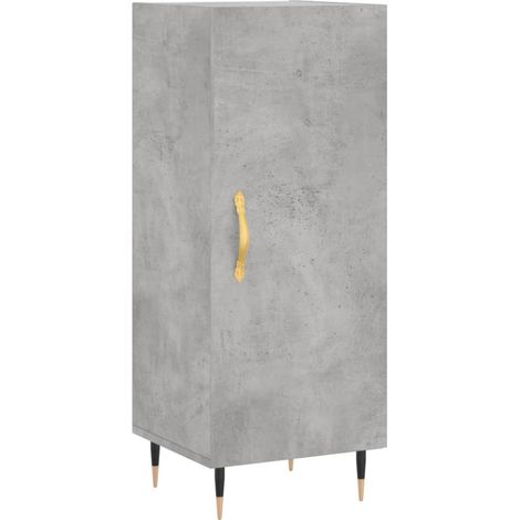 Credenza cassettiera cassettiera mobile contenitore organizer cucina soggiorno soggiorno 34,5 x 34 x 90 cm derivati del legno grigio 020031883