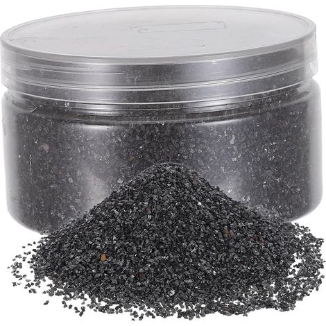 1 boîte de grain de carbure de silicium 24 mesh - 500 g (1,1 lb) - Grain abrasif de haute qualité pour polisseuses de pierres et tambours de polissage industriels, meulage et polissage de (1/5)