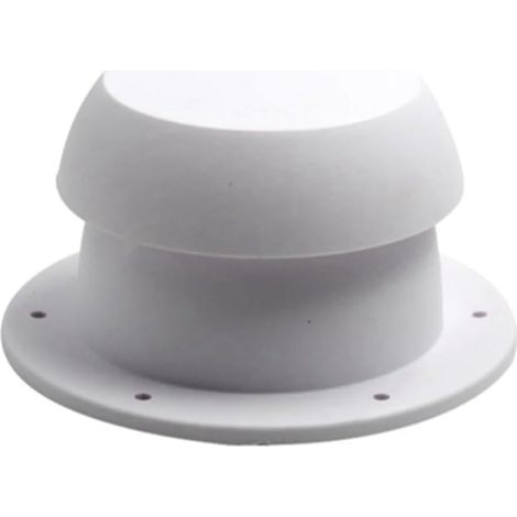 pezzo Tappo di ventilazione a forma di fungo per ventola di estrazione dell'aria, per montaggio sul tetto di camper o furgoni (bianco)