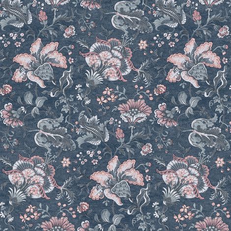 Laura Ashley Portia Dark Seaspray Vliestapete 10mx52cm (1/5)