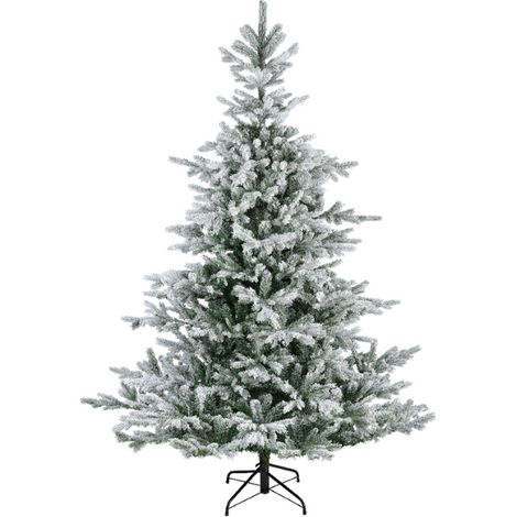 KLULK Albero Di Natale Innevato Aspen 240 Cm, Diametro 162 Cm, Apertura Ad Ombrello, Ignifugo, 12 Anni Di Garanzia (1/5)