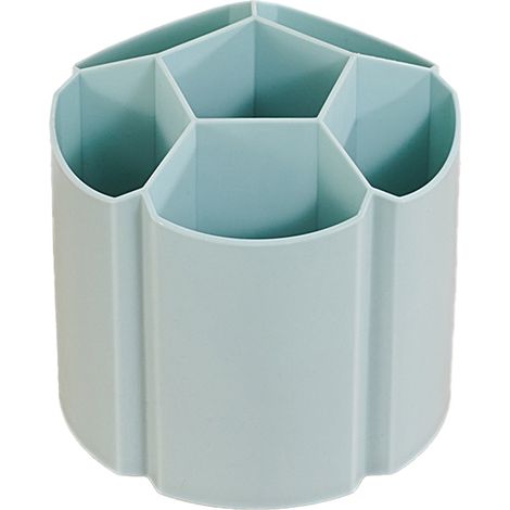 Organisateur De Bureau - Support À Crayons Rotatif Avec Compartiments - Pour Stylos Crayons Pinceaux - Bureau École Dorm - 1 Pièce (1/5)