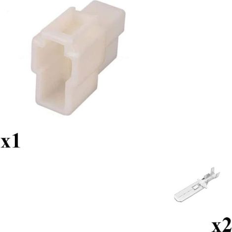 Kit Connettore Series 250 Faston 6,3 Femmina 2 Vie a T