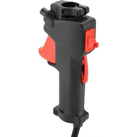 Poignée d'accélérateur pour débroussailleuse Câble 1,14 m Tube 26 mm Installation facile Compatible débroussailleuse à essence (1/5)
