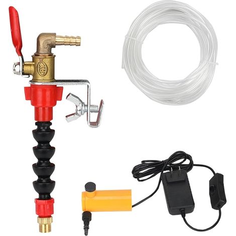 Pulvérisateur d'eau universel pour machine de découpe, meuleuse, outil, système de brumisation de pulvérisation d'eau pour marbre, brique, carrelage, meuleuse, modèle E (1/5)
