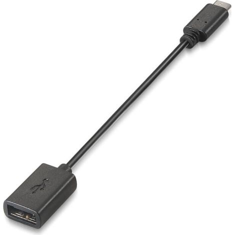 AISENS A107-0059 cable USB 0,15 m USB 2.0 USB C USB A Negro (1/2)