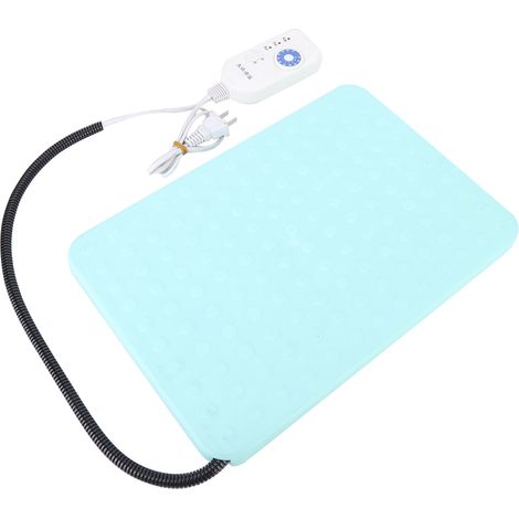 Régulateur de chauffage couveuse à cadran 9 niveaux réglables plaque chauffante plastique caoutchouc 34x23.5 cm câble 120 cm élevage volaille 1 pièce (1/5)