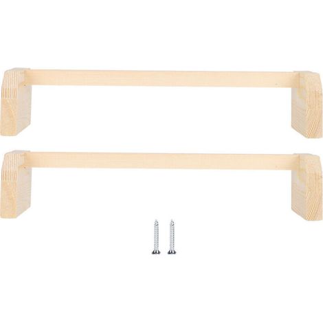 Perchoirs en bois de poulet, 2 pièces grand support d'oiseau en bois formation poules barre de perroquet pour perroquets coop