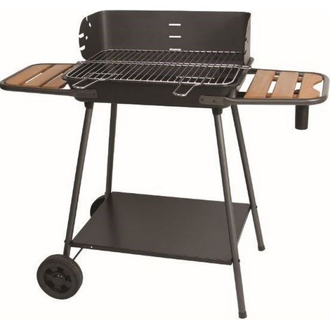 barbecue a carbone nero 54,5x38,5cm - 335537 - Somagic