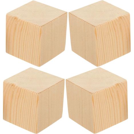4 Pièces Rehausseurs de Meubles en Bois, Cale (1/5)