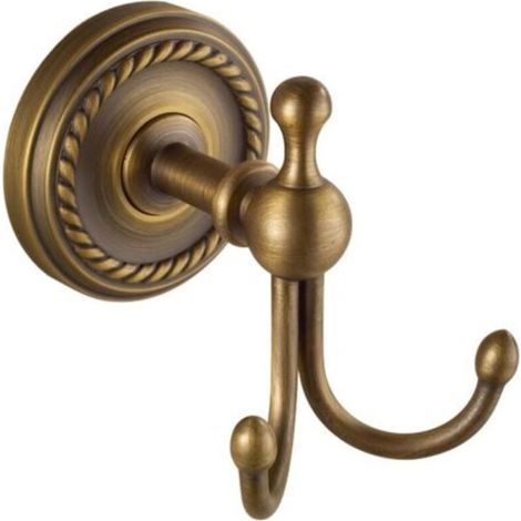 Antique Brass Wall Mounted Towel Rack, Towel Holder, Coat Rack, Wall Hook for Coat, Home Furnishing (1/5)