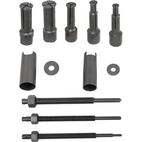 Kit d'extraction de roulement intérieur de moto, ensemble d'outils de retrait d'extracteur de roulements internes avec clips ouverts de 5 tailles (9-23 mm). (1/5)