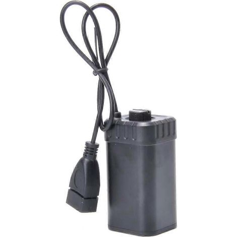 Tragbares USB-5V-Ladegerät mit Halterung für 4 AA-Batterien und Powerbank-Funktion für Aufbewahrungsbox