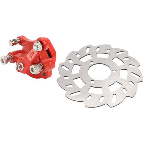 Kit d'étriers de freins à disque en acier inoxydable pour trottinette électrique, accessoires pour freins avant et arrière de trottinette électrique (1/5)