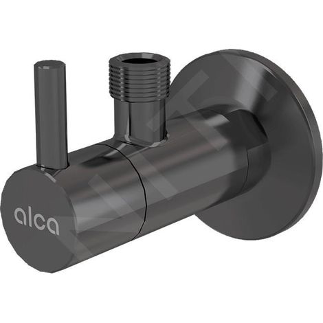 Alca - Vanne d'angle avec filtre, métal brossé mat ARV001-GM-B (1/2)