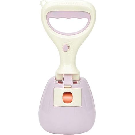 Suministros para mascotas Peach recogedor de excrementos pala para recoger heces de perro herramienta de limpieza para recoger desechos de perro (1/5)