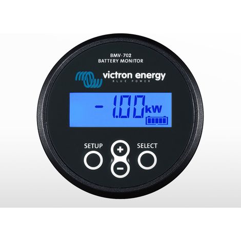Contrôleur de charge BMV 702 pour 2 batteries NOIR