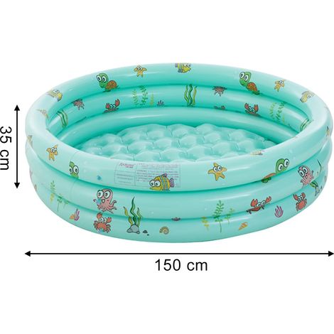 Piscine gonflable, pataugeoire extérieure pour jardin, loisirs aquatiques d'été, ronde en PVC épais