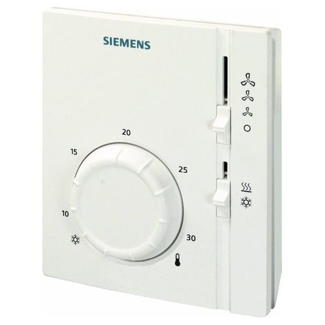 Siemens – Thermostat d'ambiance Ventilo Convecteur 2T chaud froid – Programmation hebdomadaire – Compatible avec systèmes de chauffage central – Installation pro recommandée