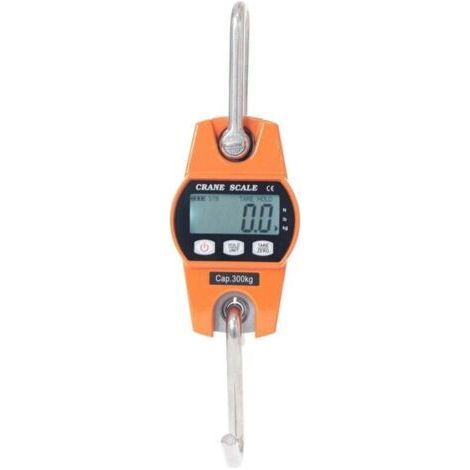 300kg hook scale - Industrial LCD electronics (300kg/600lbs) - Accurate weight - For warehouses and construction sites - Professionals and contractors (1/4)