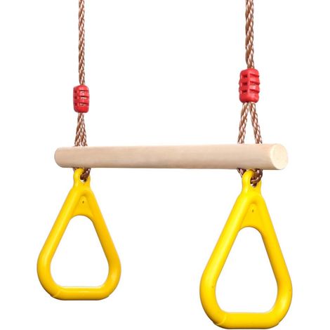 Trapèze Balançoire Enfants avec Anneaux Gymnastique pour Jardin (1/5)