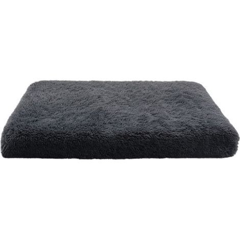 Cama mediana para perros de 50x40 cm, gris oscuro – Lavable con funda extraíble, cesta supersuave e impermeable, base antideslizante. (1/4)
