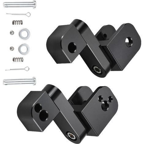 Support de repose-pieds en aluminium robuste avec angles réglables et revêtement anti-érosion pour moto MX350 MX650 SX500 (1/5)